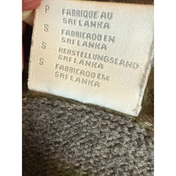 Columbia Womens Small Sweater Striped Crew Neck Angora Blend Gorpcore Hiking - Picture 5 of 8